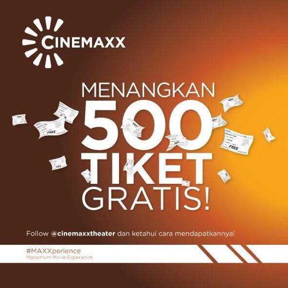 cinepolisID's tweet image. RT twit ini untuk ikutan kuis #maxxperience hari ketujuh berhadiah 500 tiket gratis nonton di Cinemaxx Theater.