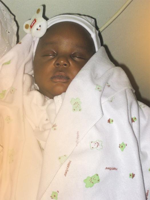 One of our dear artisans, Agatha, recently gave birth to a sweet baby boy named Frank! Isn't he just precious?!
