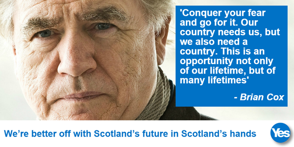 FreeThinker2040's tweet photo. Please read/ share: Dundonian, Brian Cox says "Go for it Scotland!" #indyref @DundeeFans4Yes http://t.co/tj3mMASyRC http://t.co/zHvbfIlqdn