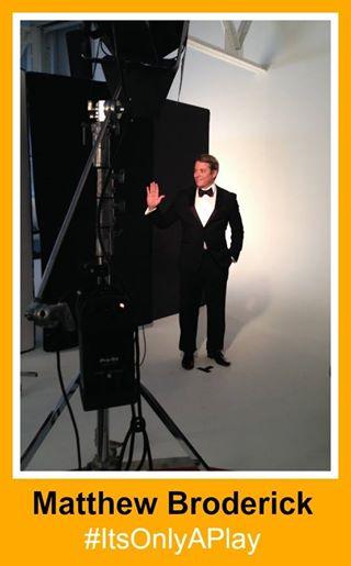 LAMSProductions's tweet image. IOAP Photo shoot #matthewbroderick #itsonlyaplay #lamsproductions