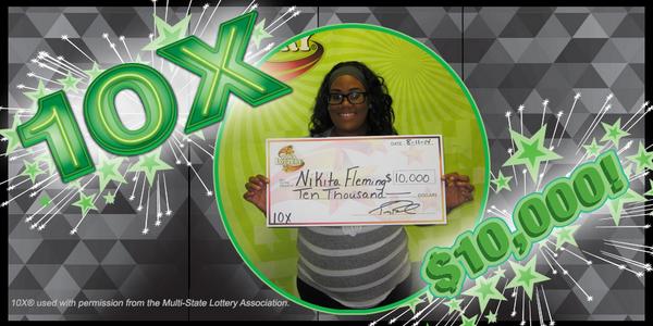 ialottery's tweet image. Nikita Fleming of Burlington has 10,000 reasons to smile today after winning a big prize! WTG Nikita #SunTimeFunTime