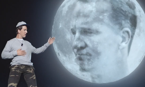 Broncos's tweet photo. Peyton and Eli are back and rapping for @DIRECTV.

WATCH: http://t.co/B6Or9ibzWb http://t.co/pyh94reI8m