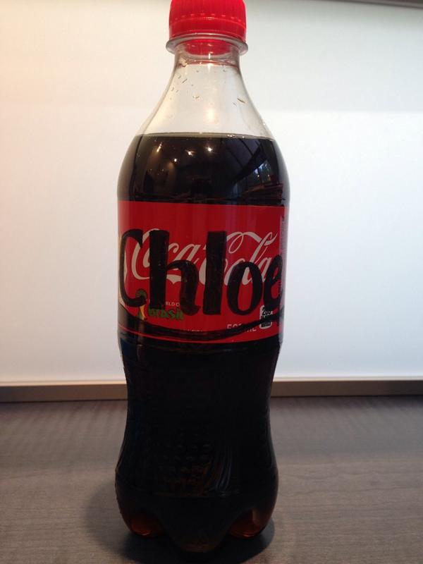 lucky7clo's tweet image. @CocaCola since apparently my name is too unique according to your share a coke site...I made my own #fail #notunique