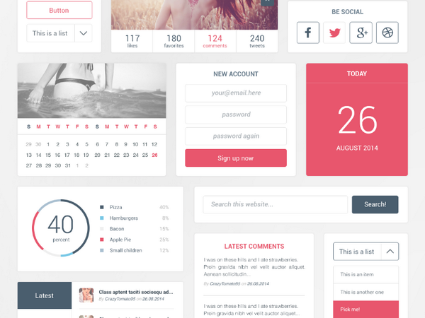 AlienValley's tweet image. bit.ly/1kWQdIU &amp;lt;- Forgot to share this extended #UI Kit #Freebie