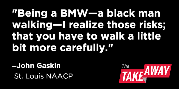 TheTakeaway's tweet photo. The @NAACP's St. Louis chapter weighs in on the death of Michael Brown: http://t.co/77zcZ0RFFn http://t.co/DDJT7FjBIR