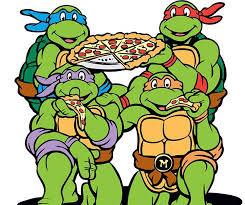 horrorchata_'s tweet photo. let's take a moment to acknowledge the true originators of the pizza fandom, #TeenageMutantNinjaTurtles http://t.co/r9pZSMGirq