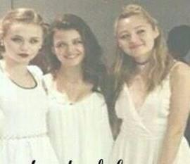 Tweet: The lovely girls and I!