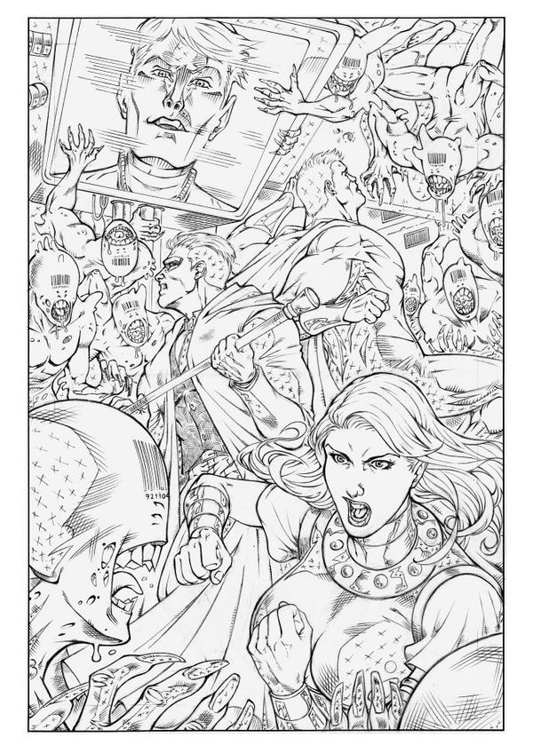 augustuscomics's tweet image. Officially started with #herocode issue#4. Here´s some pencil work for your viewing pleasure #makingcomics