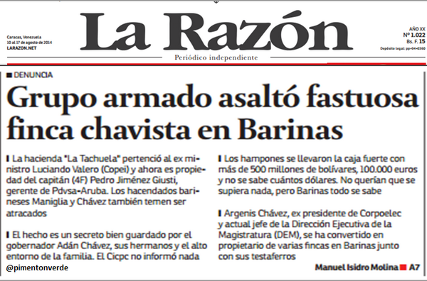 NoticiasSB1's tweet photo. Hasta que por fin le toco a uno de ellos,que siga asi hasta el ultimo malandro chavista http://t.co/V53LISkeQ1