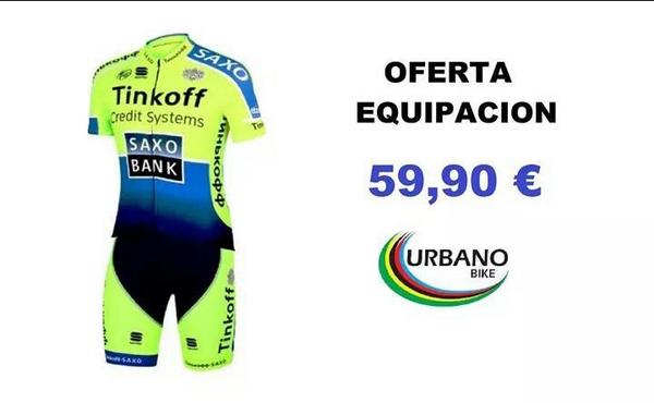 urbanobike's tweet photo. No te quedes sin la nueva equipación Saxo Bank y a precio increible http://t.co/K5JlbTdyGR
