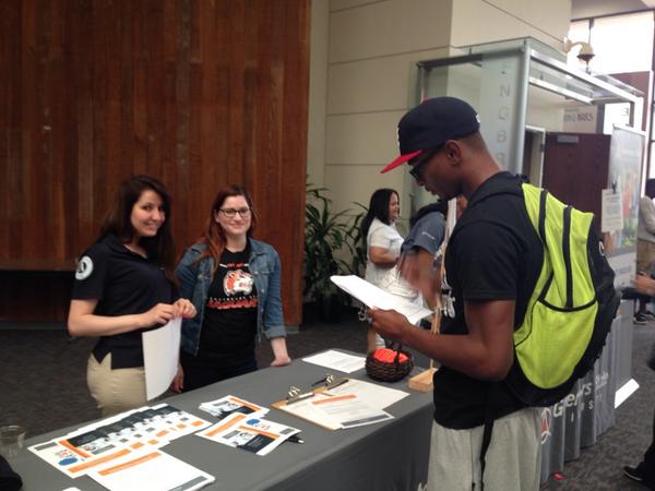 AurelioOnCampus's tweet photo. @Governors_State #New2GSU #GSUJaguarNation Welcome Cafe kicks off #FC14 Early Start activities! http://t.co/yOxsjSBdIt