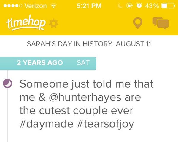 HayniacProblemz's tweet photo. Still the cutest couple to this day #Huntah👫💞 http://t.co/RjYcGX0GB9