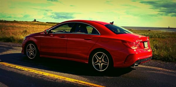 2014 Mercedes-Benz CLA250 4Matic red