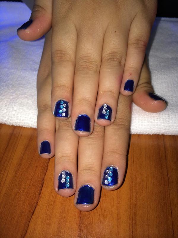 #rhinestones #blue #love #retweet