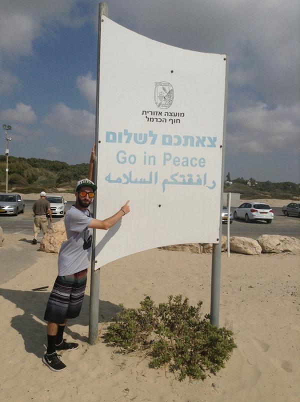 Come and Go with Peace!!!! Beach time in Israel @TomahawkShades @GetMoreIsrael #gowithpeace #onelove #oneheart #gem