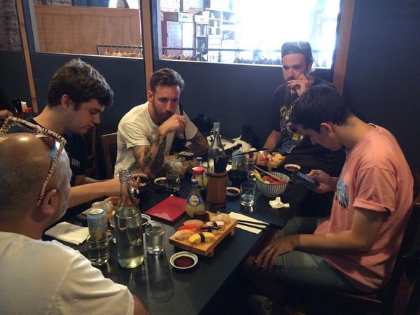 mmmmm tasty meal at <a href="/SeaMonstrSushi/">SEA MONSTR SUSHI</a> fa lunch!!!