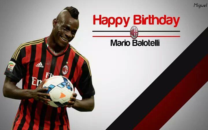 Happy birthday to Mario Balotelli, who turns 24 today  