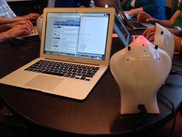 JHoaglun's tweet image. Working with #python and the finch robot at #coderdojotc tonight