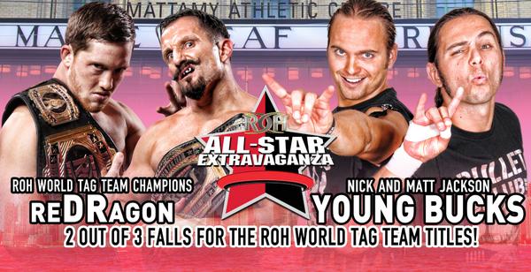 ringofhonor's tweet photo. World Tag Title Rematch Set For #ASE6 - #ROH World Tag Champs reDRagon vs #THEYOUNGBUCKS 
http://t.co/fHAzrdJ1dz http://t.co/ec6gEpU4oZ