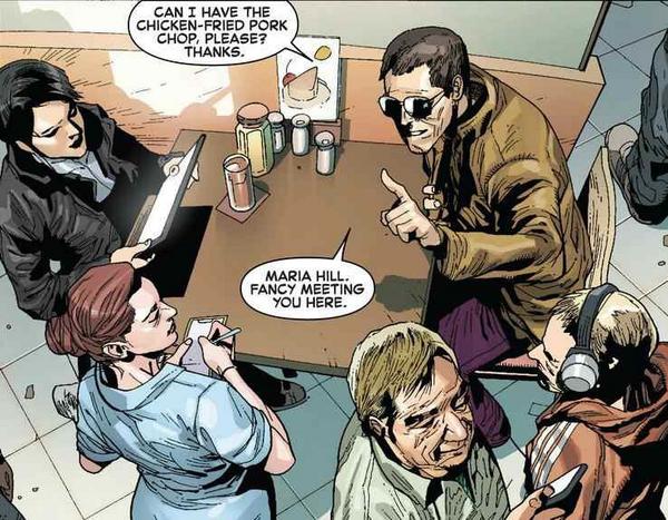 SHIELDsDirector's tweet image. "Always a meet and compromise."