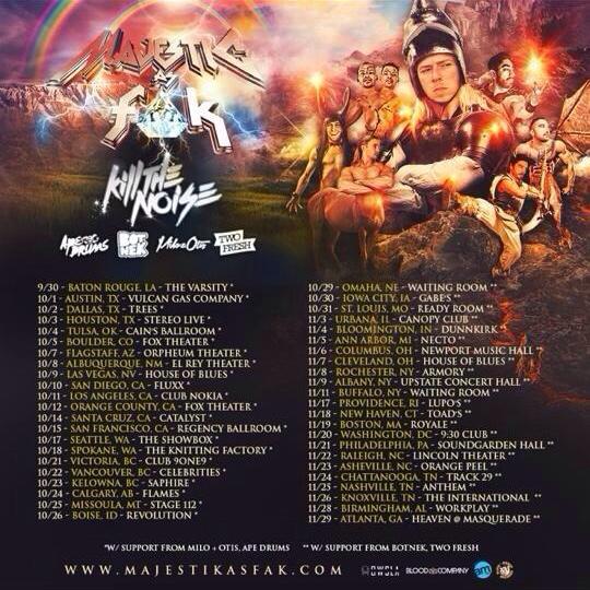 DenverEDMFamily's tweet photo. ‼️OCT 5th‼️

@killthenoise 
@MiloAndOtis 
@apedrums 
@botdfmusic 
@TwoFreshbeats 

Will I see you there? http://t.co/qqNWCQZ0O8