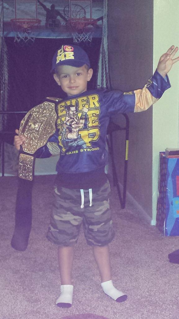jborsch24's tweet photo. @StephMcMahon can this little man get his pic retweeted for his 5th birthday tomorrow? He would love it!!!! http://t.co/kmlnRDlUnt