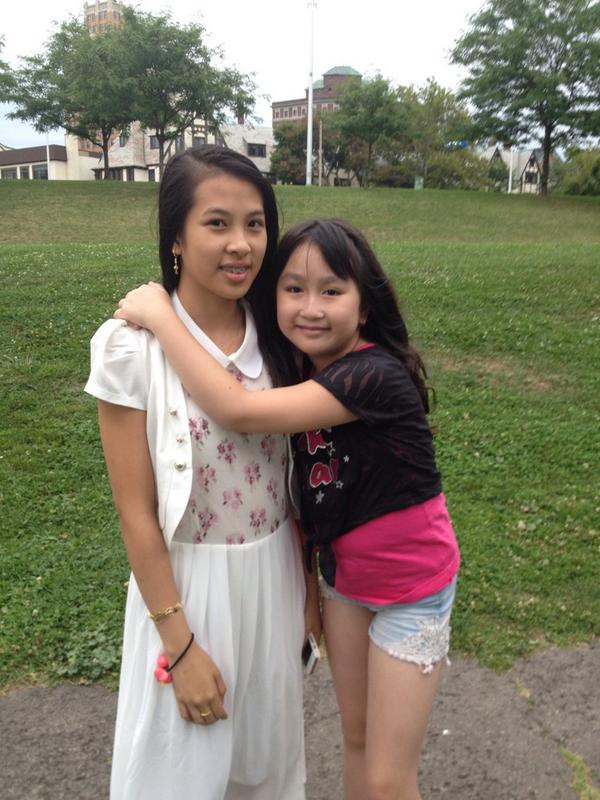 this is two I my cousin Lena and Han