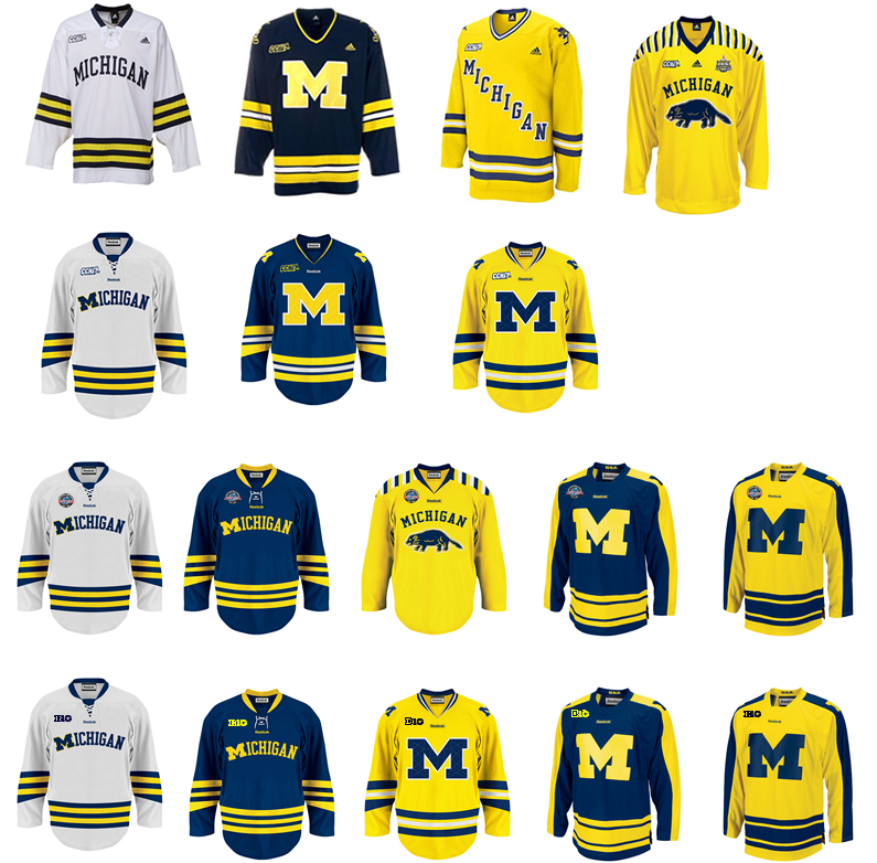 michigan hockey jersey