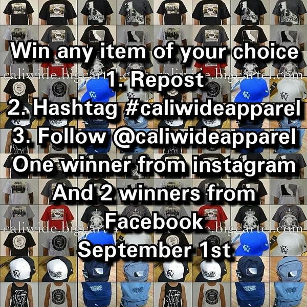CaliWideApparel's tweet photo. Win any item of your choice from http://t.co/PMQ1vQEdyx http://t.co/ybWo7wQP02