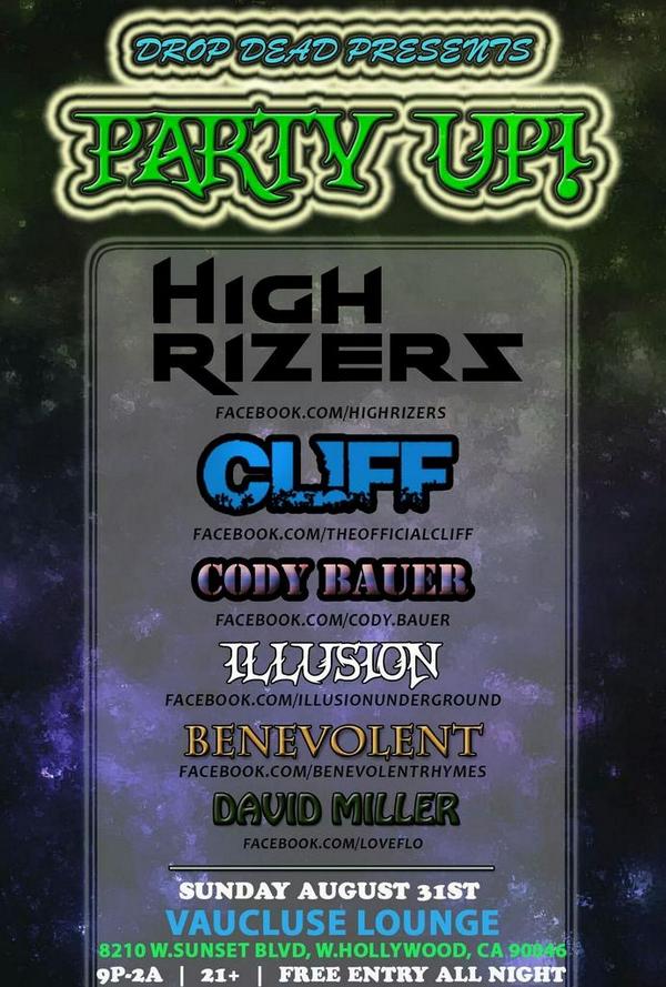 DropDeadEvents's tweet image. No plans 4 #LDW?! Well we got you covered! Sun Aug 31 w/ No School or Work next day! #PartyUp Facebook.com/14530063416373…