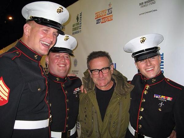 BobWoodruff's tweet photo. Robin Williams was an early supporter of our Stand Up For Heroes event-A hero &amp; a voice for wounded service members. http://t.co/wScSDbfftX