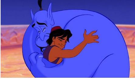 lifeofablondee's tweet photo. "Genie, you're finally free" 😭

#RIPRobinWilliams http://t.co/haKAR4ccmw