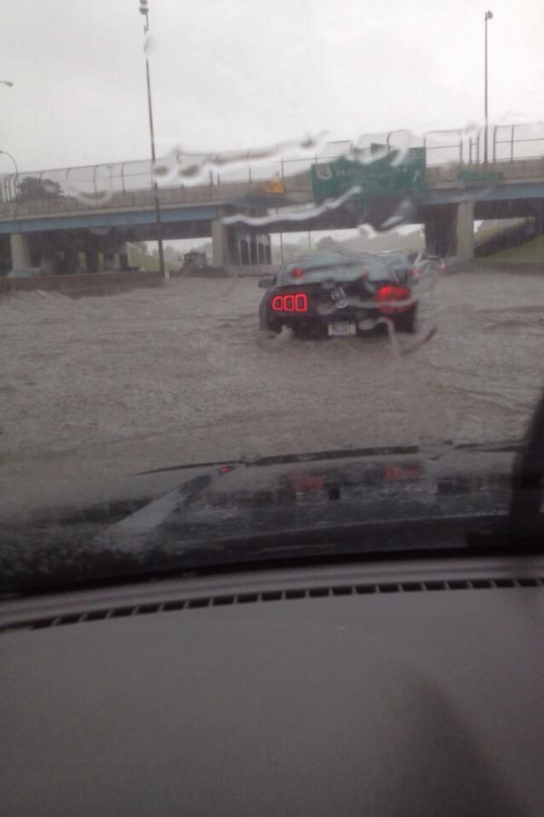 @WilsonBLiving Been stuck on highway for 5 hours. Have fun out there bud