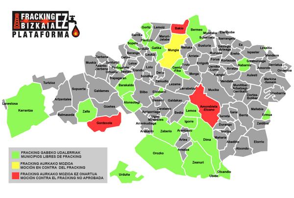 FrackingEzBiz's tweet photo. #Fracking gabeko udalerriak 
Municipios libres de #fracking http://t.co/q2qQUYoGkd