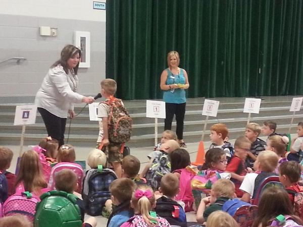 officialSPS's tweet image. McBride Elementary students caught being responsible are recognized at an all-school assembly. #learningispersonal