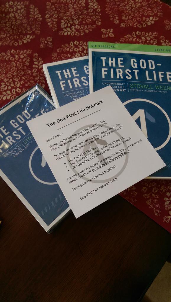 GodFirstLifeNet's tweet image. RT @mykalrsmith: Got some exciting mail today! Thanks @stovallweems @celebration_org @GodFirstLifeNet! #GodFirst