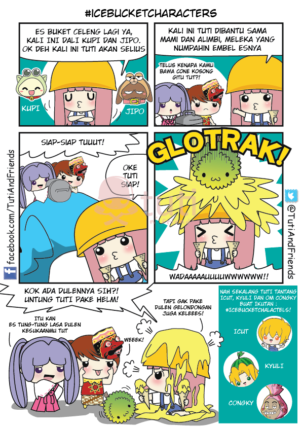 TutiAndFriends's tweet photo. tantangan #icebucketcharacters dali kupi dan jipo ' 3 ' )/ @icut_grup @PocongPinky http://t.co/Su2qHEApAE