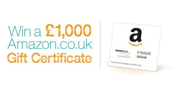 AmazonUK's tweet image. RT and enter here for the chance to #win a £1,000 Amazon.co.uk Gift Certificate: amzn.to/1lbOKhL