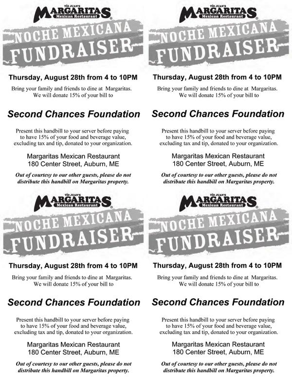 2ndChancesFd's tweet photo. Check it out! Margaritas in Auburn, Maine - Thursday 4-10pm! Be there and bring this photo! http://t.co/i8roqgPpOS