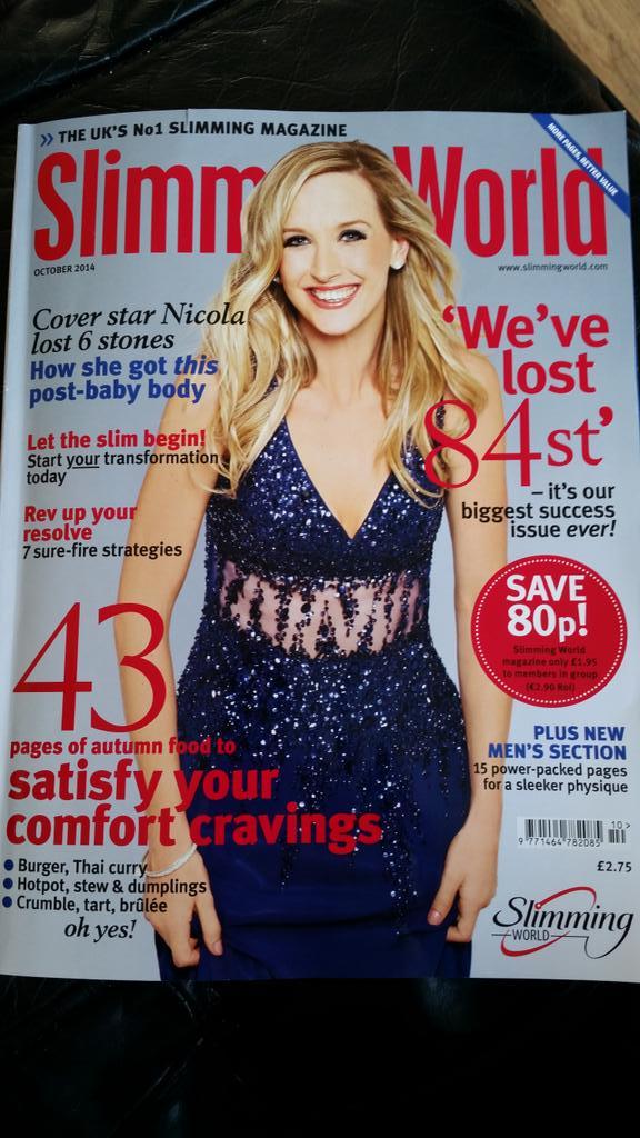SWPaulN's tweet image. New @SlimmingWorld mag on sale this week in group, with new man section! #glasgow #arden #thornliebank #neilston