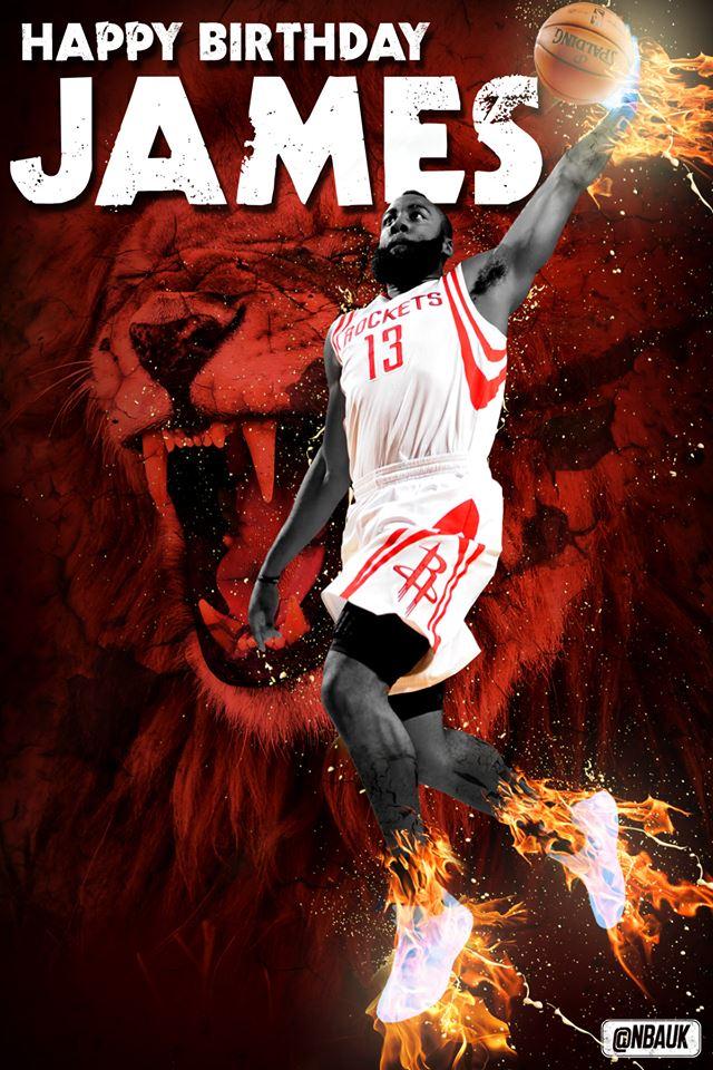 Happy birthday to James Harden - 