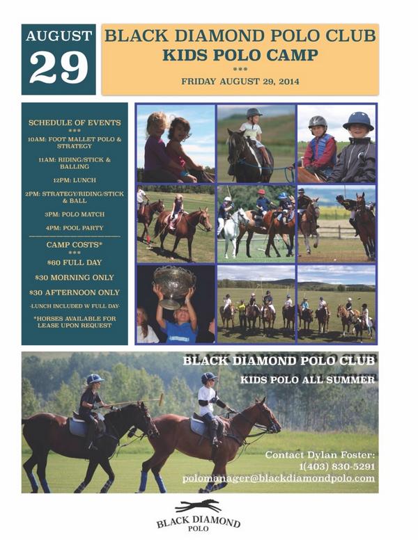 Kids Polo Camp...Friday August 29, 2014