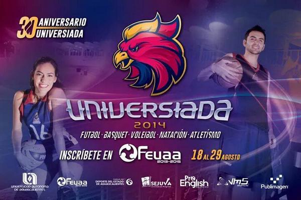 Aún puedes inscribirte a la Universiada 2014: 8h a 20h, ed.3 de <a href="/FEUAA1315/">FEUAA</a>.