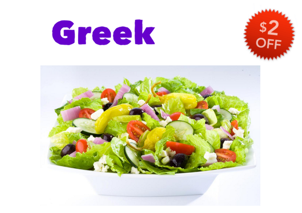 Happy Happy Tuesday!

Give our Greek salad a go!

It's also one of our reccommended vegetarian salads!