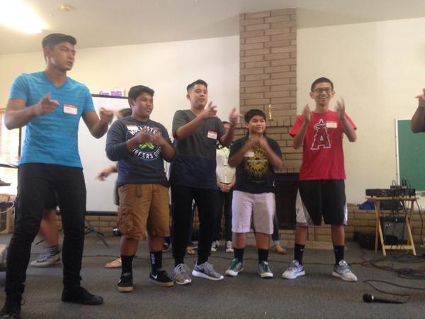 CFCYOC's tweet photo. DAY 3 #CampUsed Our new brothers earning their ID cards http://t.co/kkxirX6dAw