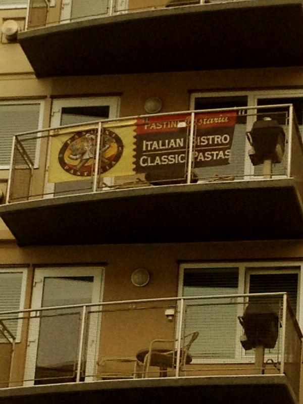 Representing for all our fellow runners at the coast last night and this morning. @pastinipastaria #htcrelay