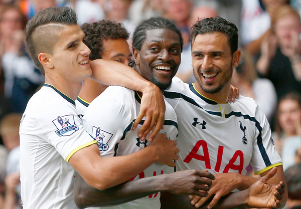 SpursOfficial's tweet image. 2 for Chadli, a 2nd in as many games for @ericdier &amp;amp; 1 from @E_Adebayor saw us beat QPR 4-0 - spurs.to/QPRreport