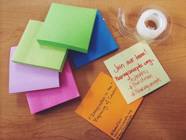 AMAFIU's tweet photo. #Postitman's debating what color shorts to wear today for freshmen convocation.... #FIU #FIU18 http://t.co/Ks54276Wn1