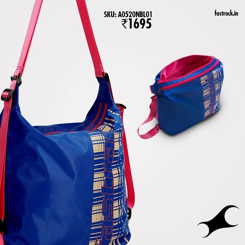 Buy Fastrack Teal Sling Bag Online