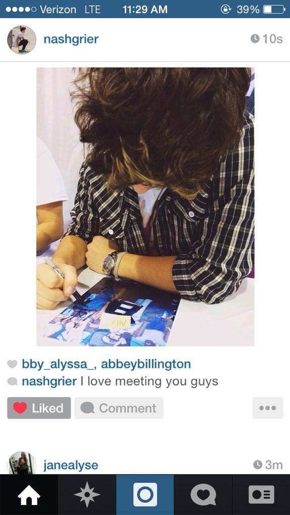 abbeybillington's tweet image. not a big deal, but it's a big deal. #2ndlike 😂 @Nashgrier